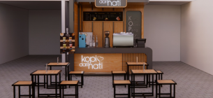 25 Desain Stand Jualan Minuman